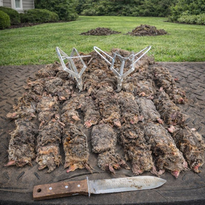 Modern Mole Trapping Book & MoleSlayer Mole Trap Twin Trap Set (2 Traps)