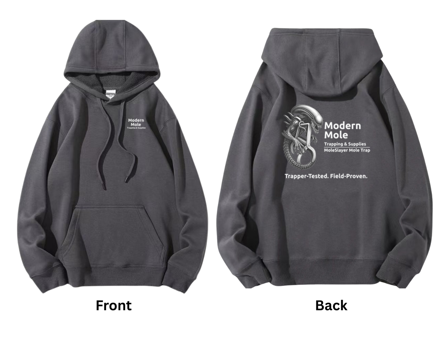 Modern Mole Trapping & Supplies Pullover Hoodie