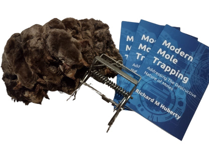 Modern Mole Trapping Book & MoleSlayer Mole Trap Bundle (4 Traps)