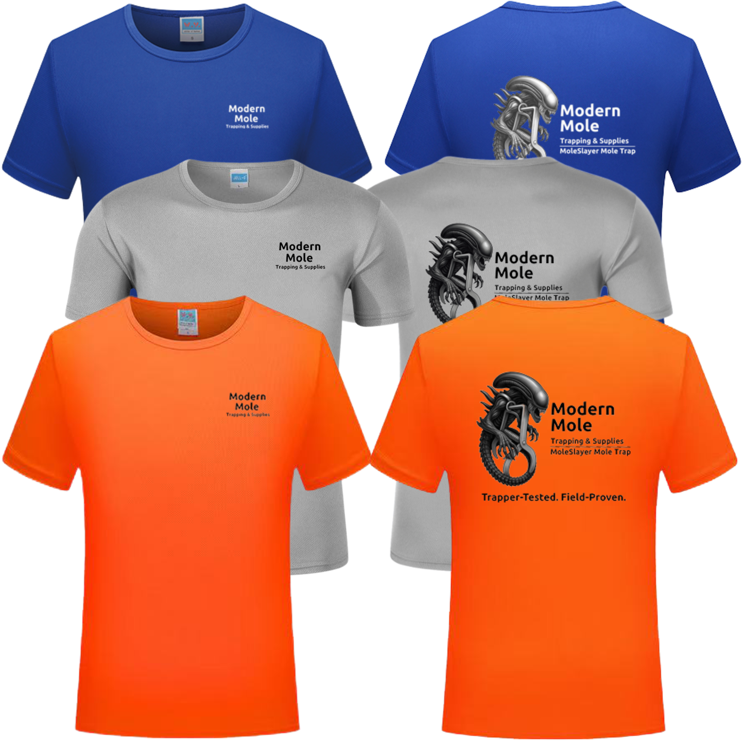 Modern Mole Trapping & Supplies Shirts— DryFit Performance