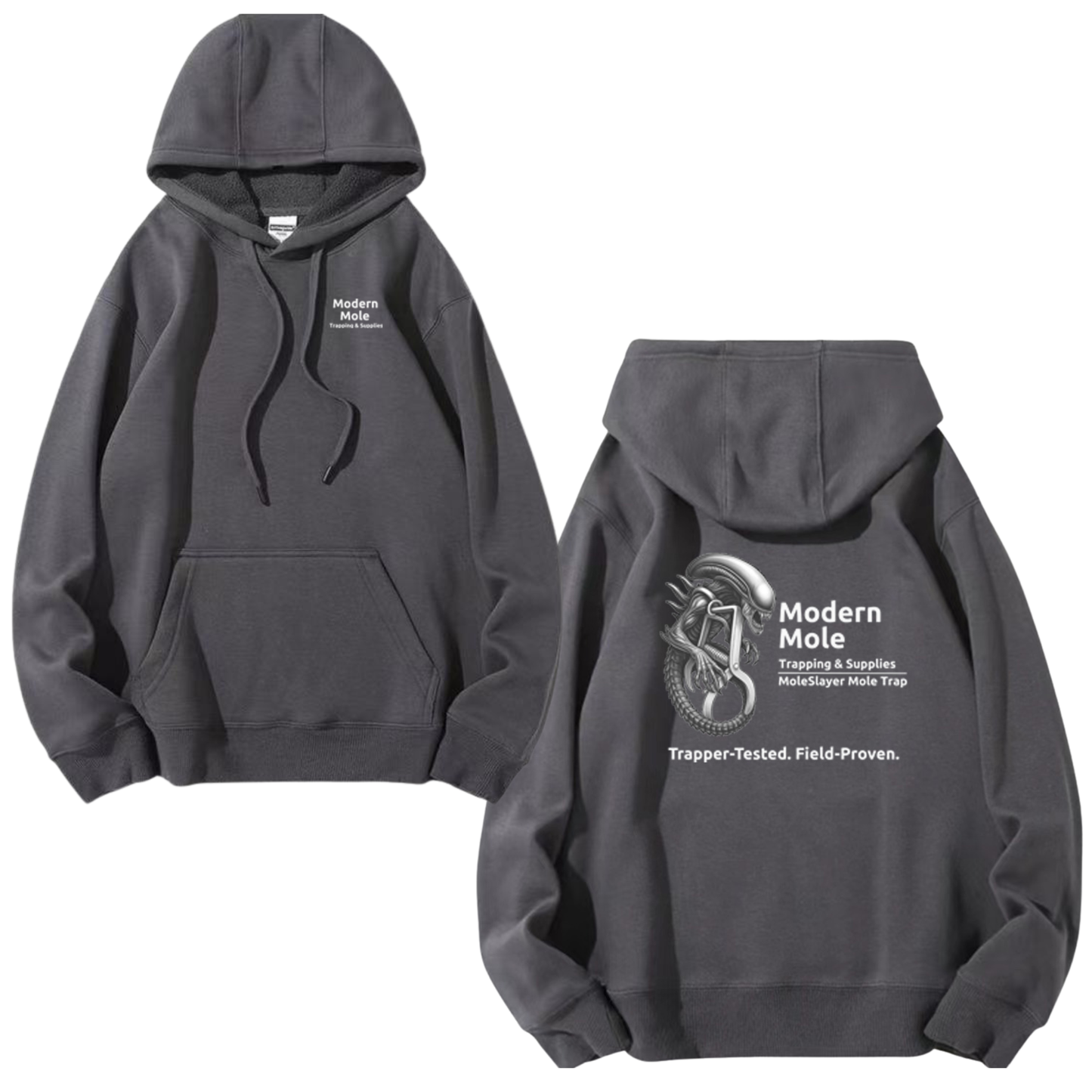 Modern Mole Trapping & Supplies Pullover Hoodie